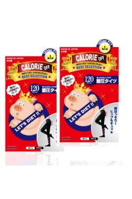 YCY - [日本人気No.1] 日本小飛豬 - CALORIE OFF  視覺隱型壓力襪褲 (120D) 